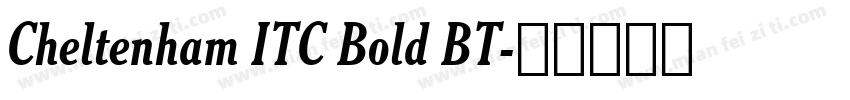 Cheltenham ITC Bold BT字体转换